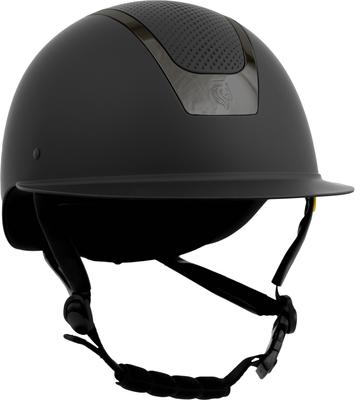 Show full view: Equinavia Crown MIPS Horse Riding Helmet, Black/Gunmetal, Small slide 7 of 9