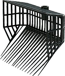 Horze Durable Basket Horse Pitchfork Replacement Head, Black