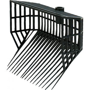 Horze Durable Basket Horse Pitchfork Replacement Head, Black