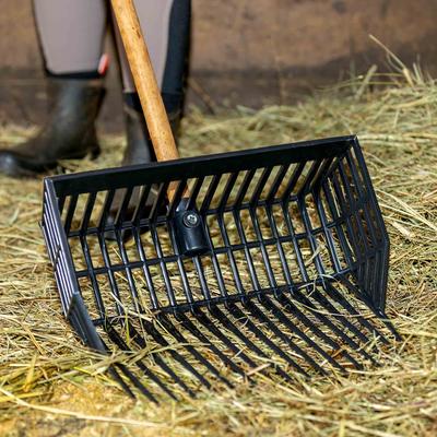 Show full view: Horze Durable Basket Horse Pitchfork Replacement Head, Black slide 2 of 3