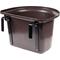Show in main carousel: Horze Flat Back Horse Feed Bucket, Dark Brown slide 1 of 1