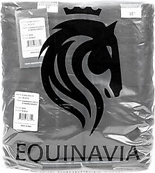 Equinavia No Bow Horse Leg Wraps, 2 count, Black, 16-in