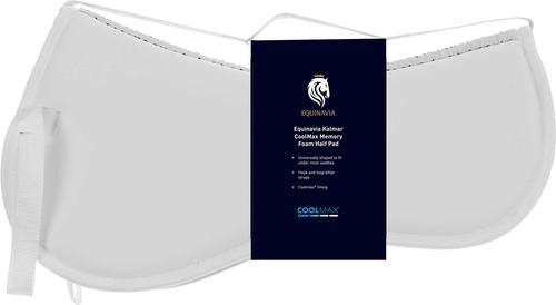 Show full view: Equinavia Kalmar CoolMax Memory Foam Half Horse Pad, White slide 4 of 4