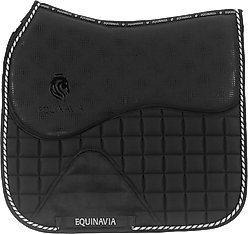 Equinavia Lillehammer Memory Foam Dressage Horse Saddle Pad, Black