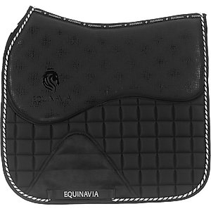 Equinavia Lillehammer Memory Foam Dressage Horse Saddle Pad, Black