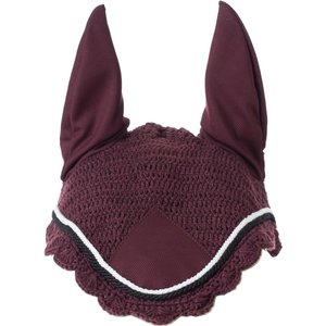 Equinavia Nord Horse Ear Net, Wine Red/Black