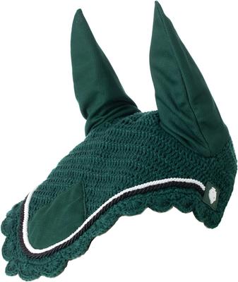 Show full view: Equinavia Nord Horse Ear Net, Hunter Green/Black slide 2 of 2