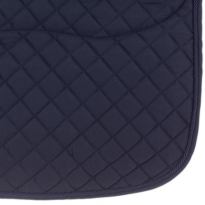 Show full view: Equinavia Oslo Dressage Ultra Fleece Square Horse Pad, Navy/Navy slide 3 of 3