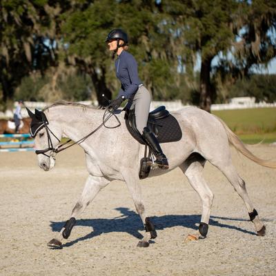 Show full view: Equinavia Oslo All Purpose Ultra Fleece Square Horse Pad, Black/Black slide 3 of 5