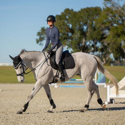 Show full view: Equinavia Oslo All Purpose Ultra Fleece Square Horse Pad, Black/Black slide 2 of 5