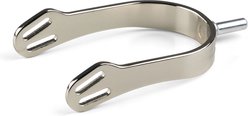 Horze Aluminum Interchangeable Horse Spurs, Silver, Ladies