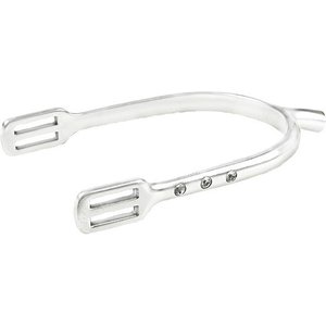 Horze Bling Horse Spurs, Clear Crystal