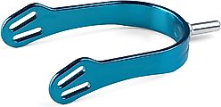 Horze Aluminum Interchangeable Horse Spurs, Blue, Ladies