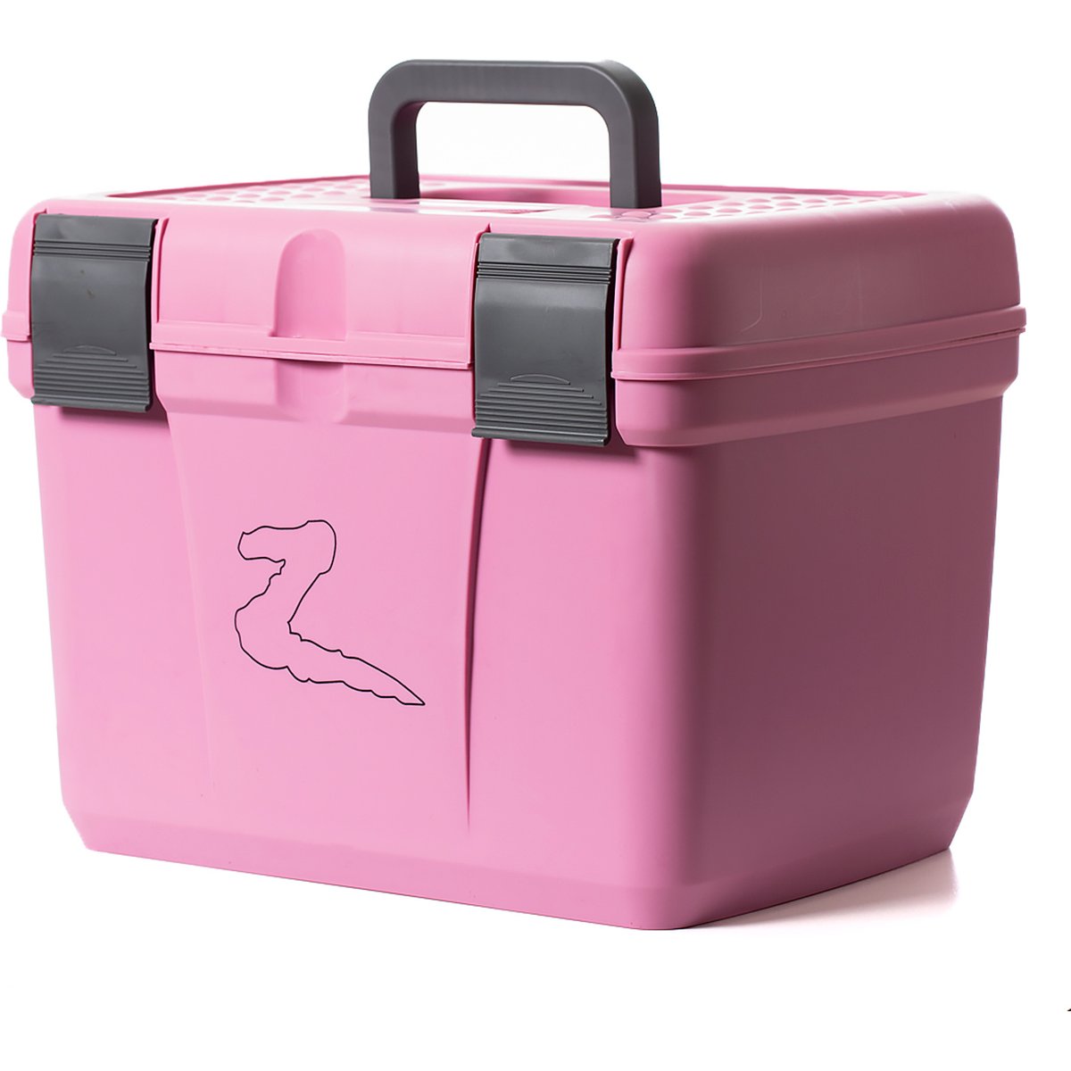 Horze Smart Horse Grooming Box, Wild Rose Pink