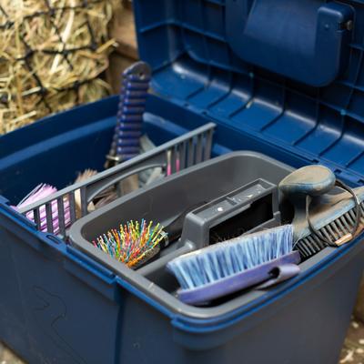 Show full view: Horze Smart Horse Grooming Box, Dark Dark Blue slide 5 of 8