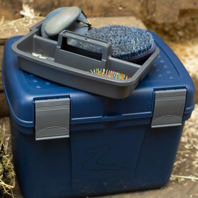 Show full view: Horze Smart Horse Grooming Box, Dark Dark Blue slide 3 of 8