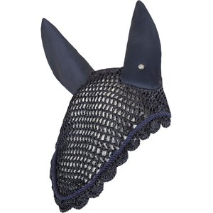 Horze Victoria Horse Ear Net, Inkwell Navy, Horse