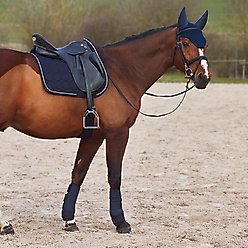 Horze Marquess Horse Ear Net, Dark Navy slide 2 of 2