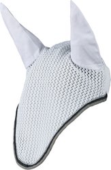 Horze Adepto Horse Ear Net, White, Horse