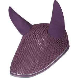 Horze Adepto Horse Ear Net, Blackcurrant Purple, Horse