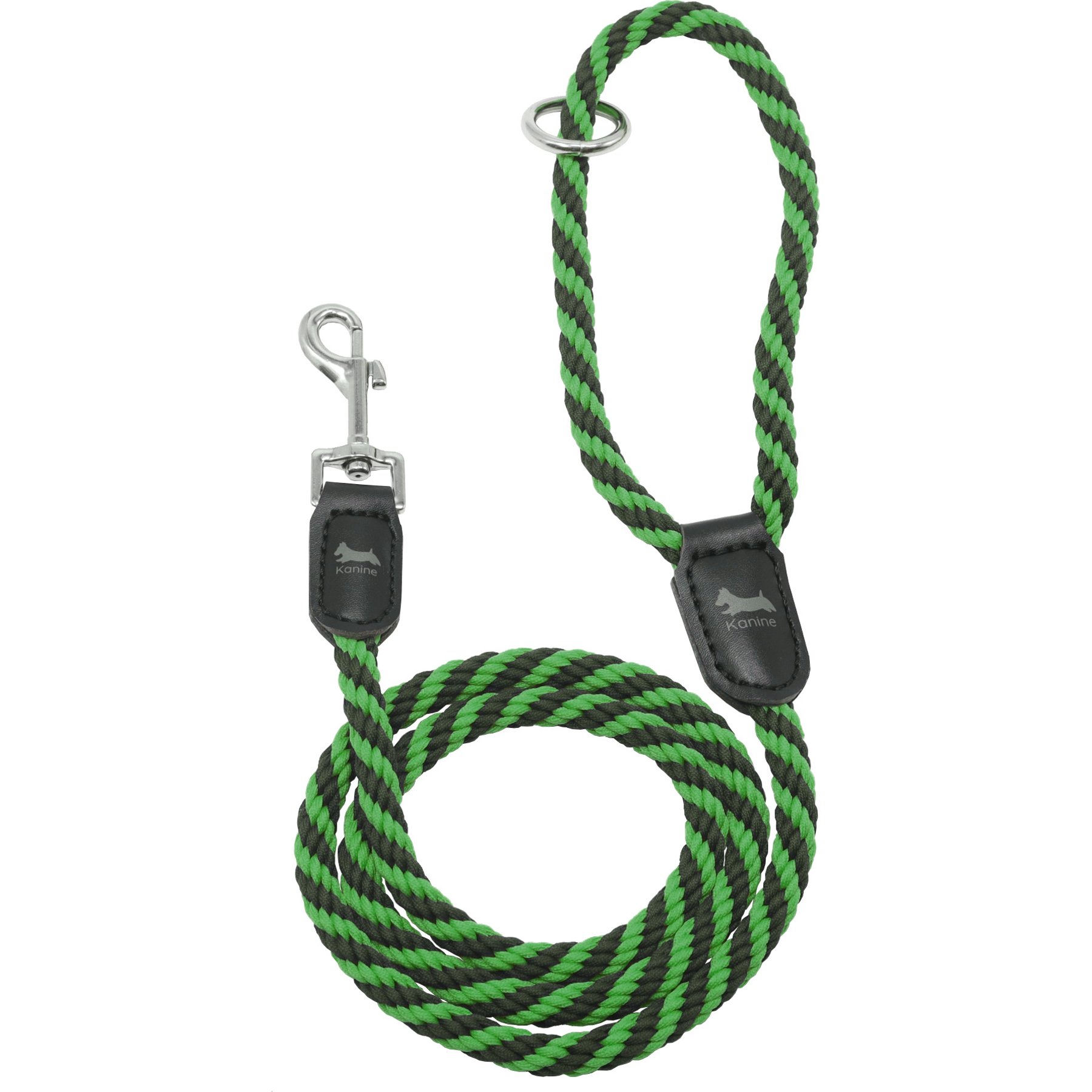Kanine Rope Dog Leash, Fern Green, Large