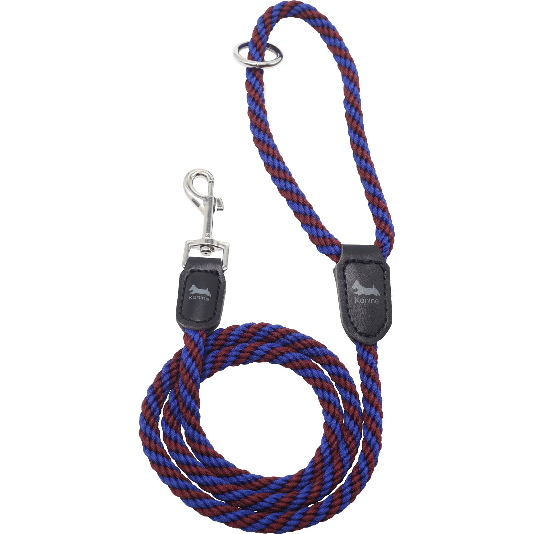 Kanine Rope Dog Leash, Zinfandel Burgundy, Small