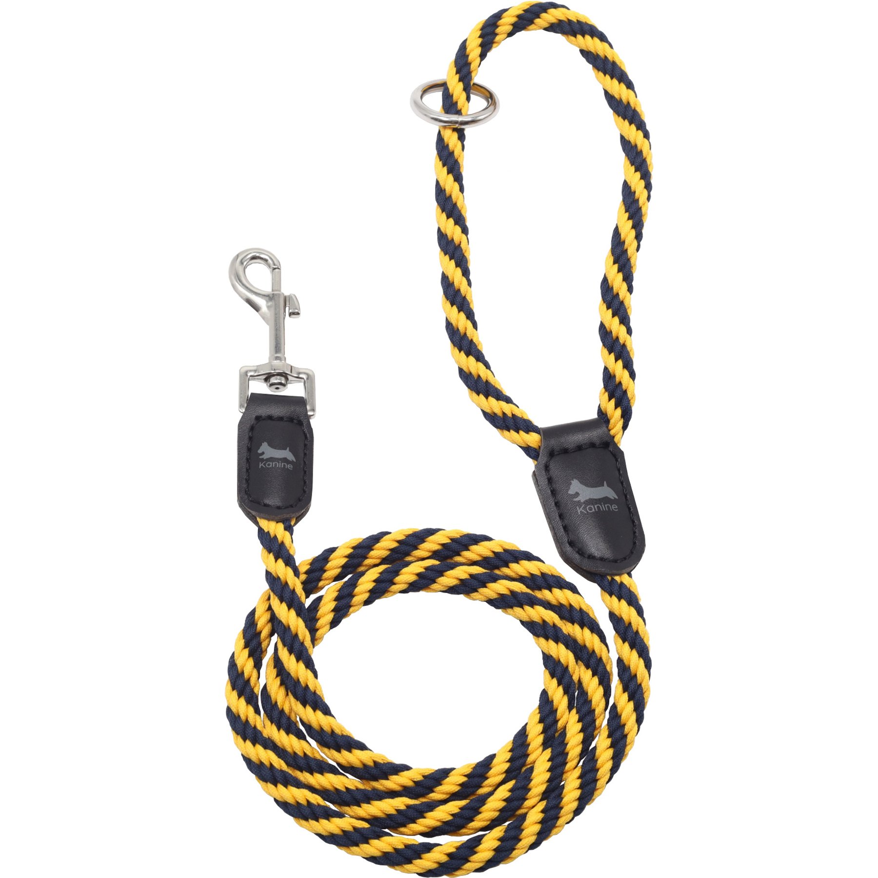 Kanine Rope Dog Leash, Black Iris, Small