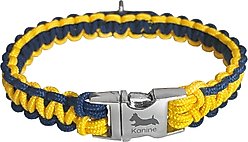 Kanine Rope Dog Collar, Black Iris, XX-Large