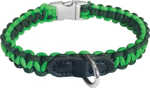 Show full view: Kanine Rope Dog Collar, Fern Green, Medium slide 2 of 3