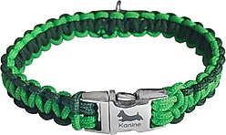 Kanine Rope Dog Collar, Fern Green, Large