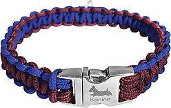 Kanine Rope Dog Collar, Zinfandel Burgundy, Medium