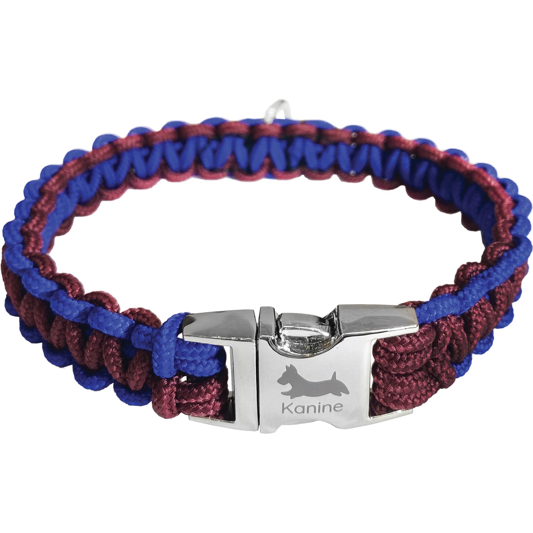 Kanine Rope Dog Collar, Zinfandel Burgundy, Small