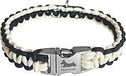 Kanine Rope Dog Collar, Tap Shoe Black, Small