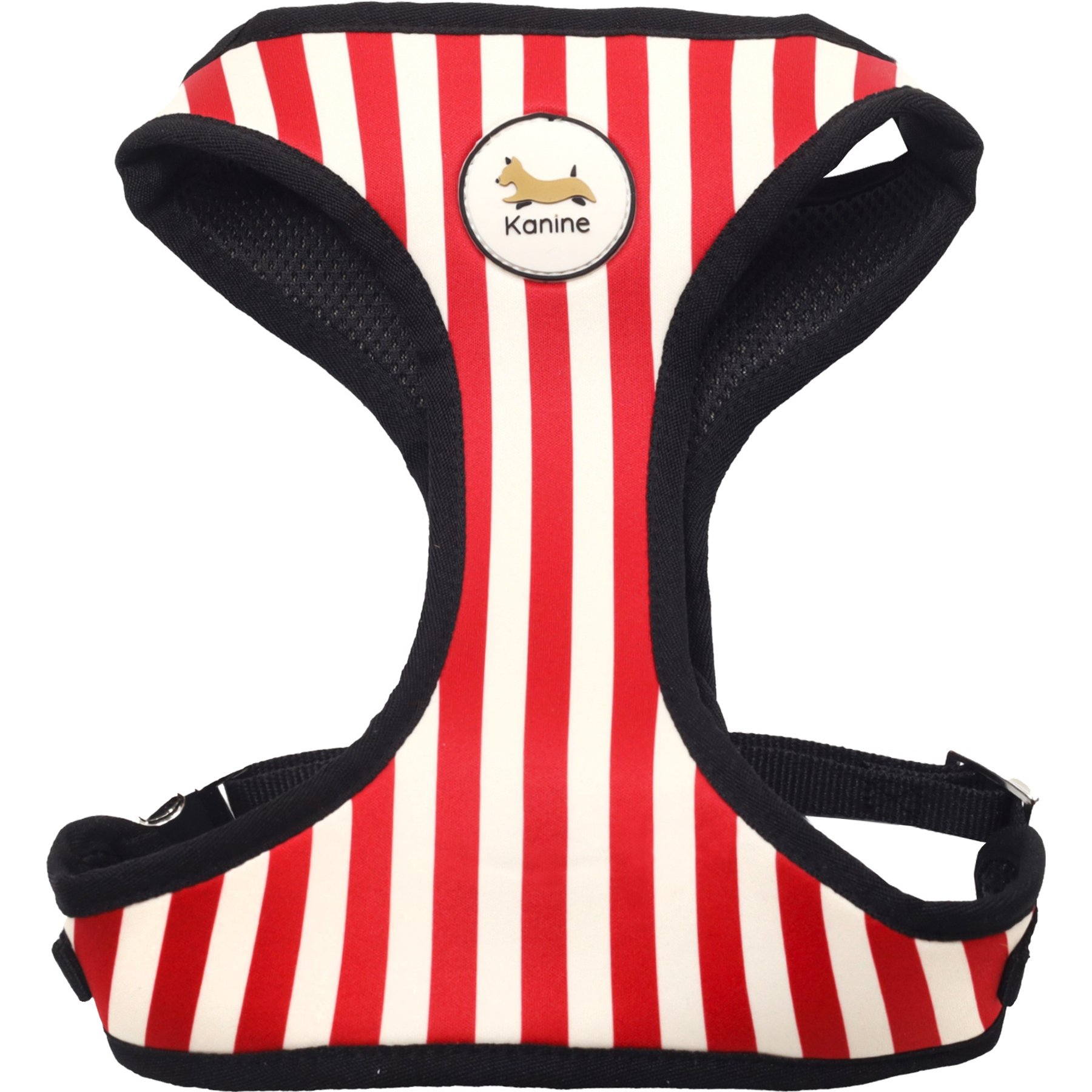 Kanine Stripe Dog Harness, Mars Red, X-Large