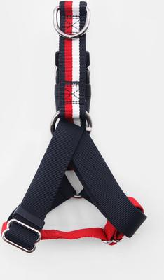 Show full view: Tommy Hilfiger Color-Blocked Dog Harness, Desert Sky/Red/White, X-Small/Small slide 2 of 5