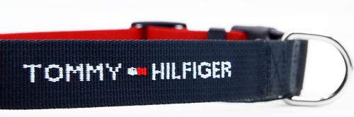 Show full view: Tommy Hilfiger Core Dog Collar, Primary Red/Navy, Medium/Large slide 2 of 2