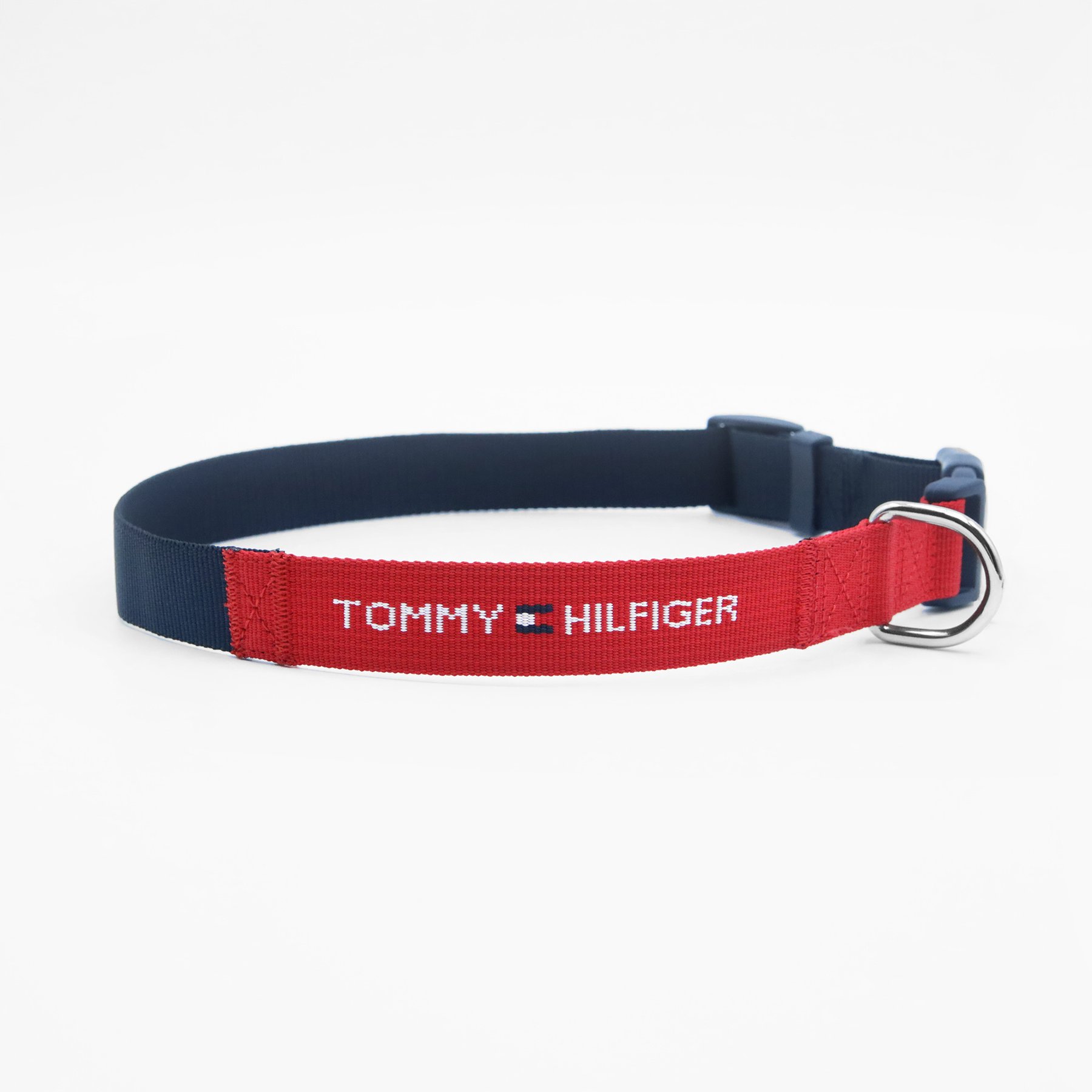 Tommy Hilfiger Core Dog Collar, Desert Sky/Red, Medium/Large