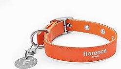 florence by mills Appleskin Dog Collar, Orange, XX-Small/Small