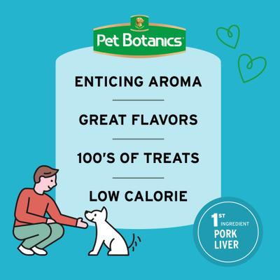 Show full view: Pet Botanics Training Rewards Soft & Chewy Puppy Peanut Butter Dog Treats, Mini, 4-oz bag slide 5 of 12