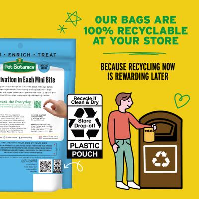 Show full view: Pet Botanics Mini Training Reward Bacon Flavor Dog Treats, 4-oz bag slide 6 of 13