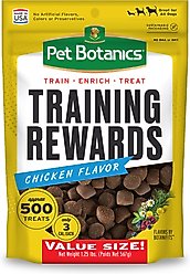 Pet Botanics Training Reward Chicken Flavor Dog Treats, 20-oz bag
