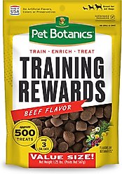 Pet Botanics Training Reward Beef Flavor Dog Treats, 20-oz bag