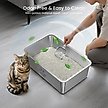 Show in main carousel: Ptlom Paw Print High Sided Cat Litter Box, X-Large slide 6 of 10
