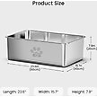 Show in main carousel: Ptlom Paw Print High Sided Cat Litter Box, X-Large slide 2 of 10