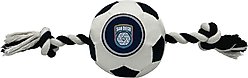 Pets First San Diego FC Soccer Ball Rope Dog Toy