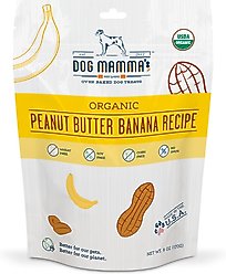 Dog Mamma's Organic Peanut Butter Banana Dog Treats, 6-oz bag