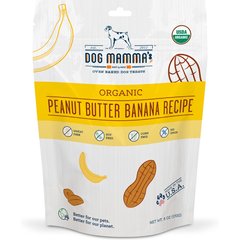 Dog Mamma's Organic Peanut Butter Banana Dog Treats, 6-oz bag
