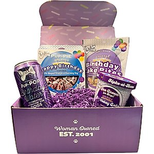 The Lazy Dog Cookie Co. Celebrate with Love Birthday Bundle for a Charming Boy Dog Treats