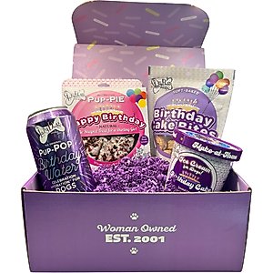 The Lazy Dog Cookie Co. Celebrate with Love Birthday Bundle for a Darling Girl Dog Treats