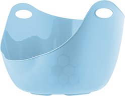 IRIS Flexi Cat Litter Pan with Handles, Blue, Large
